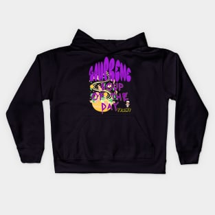 Soupreme - Noodles fun cool text Kids Hoodie